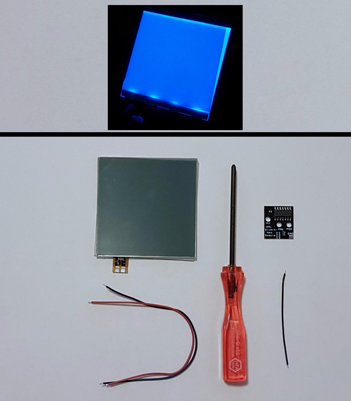 Nintendo Game Boy Blue Backlight Mod